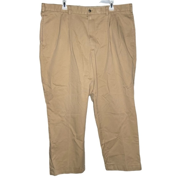 Brooks Brothers advantage chino pants Elliot khaki beige tan men’s size 42 x 30